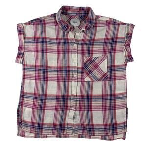RAILS Women's Whitney Plaid Short Sleeve Button Down Women's Medium